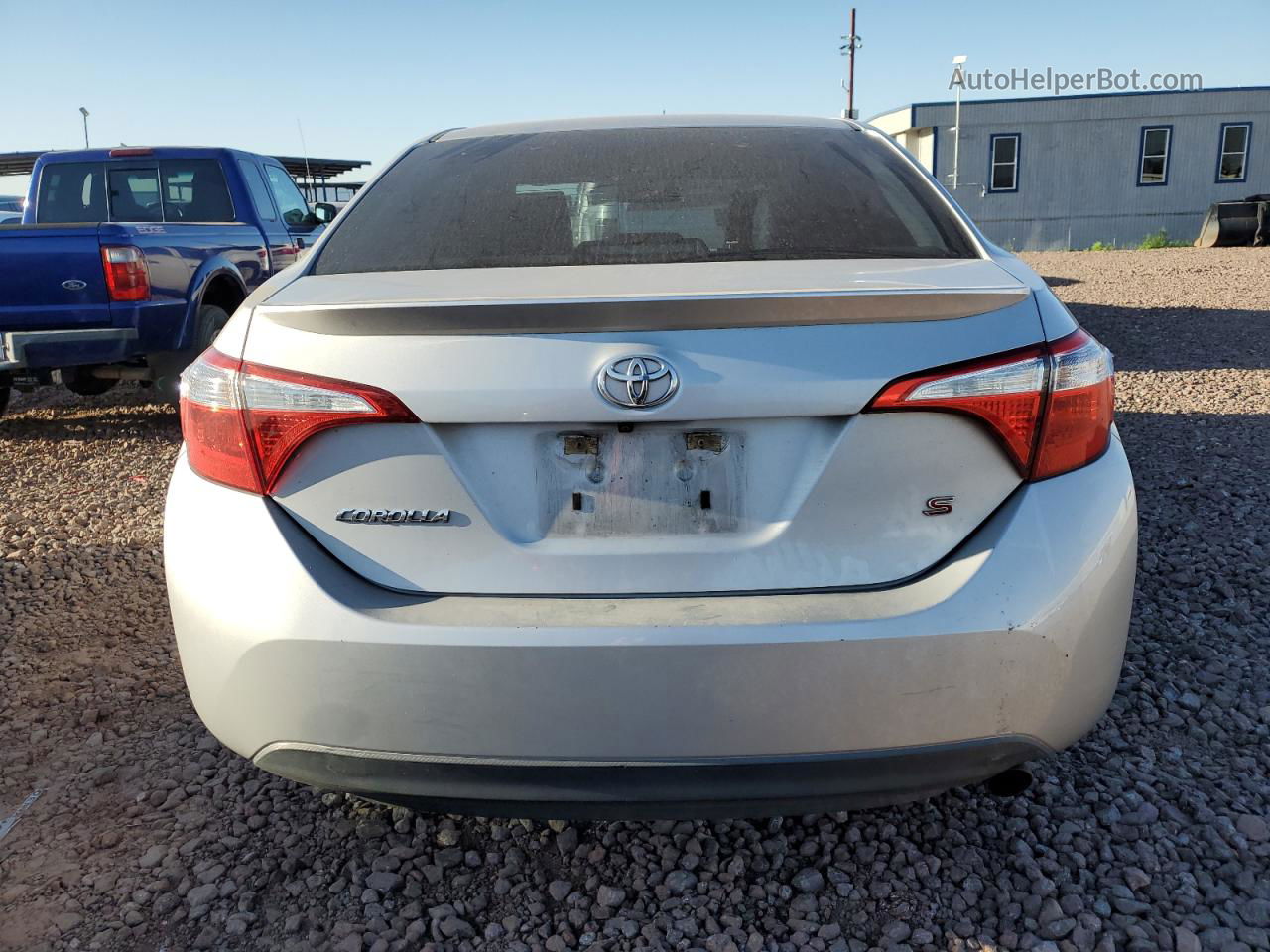 2016 Toyota Corolla L Gray vin: 5YFBURHE5GP465584