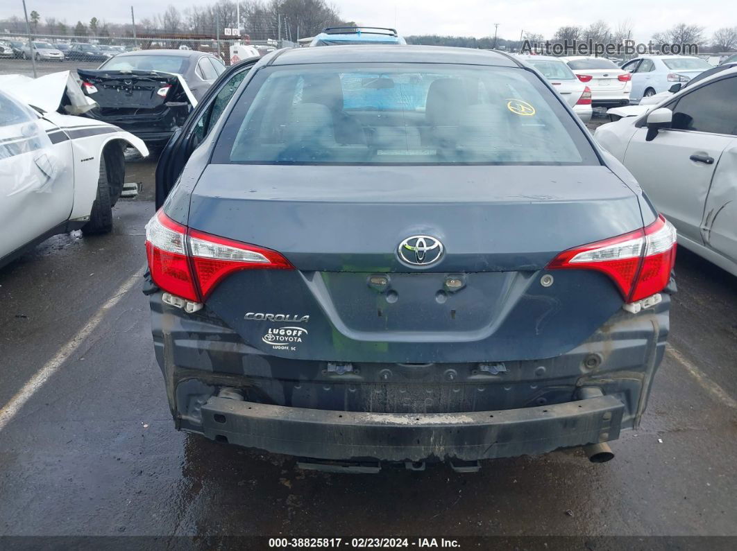 2016 Toyota Corolla L Blue vin: 5YFBURHE5GP501256