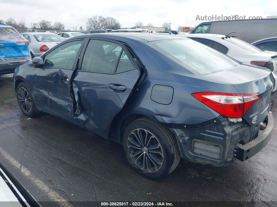 2016 Toyota Corolla L Синий vin: 5YFBURHE5GP501256