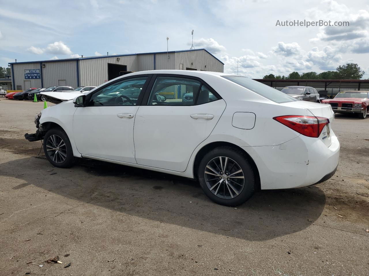 2016 Toyota Corolla L Белый vin: 5YFBURHE5GP511107