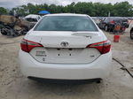 2016 Toyota Corolla L White vin: 5YFBURHE5GP525525