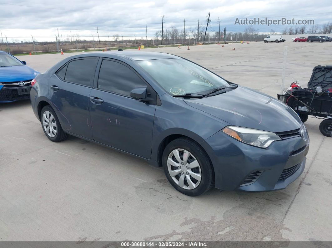 2016 Toyota Corolla Le Gray vin: 5YFBURHE5GP549727