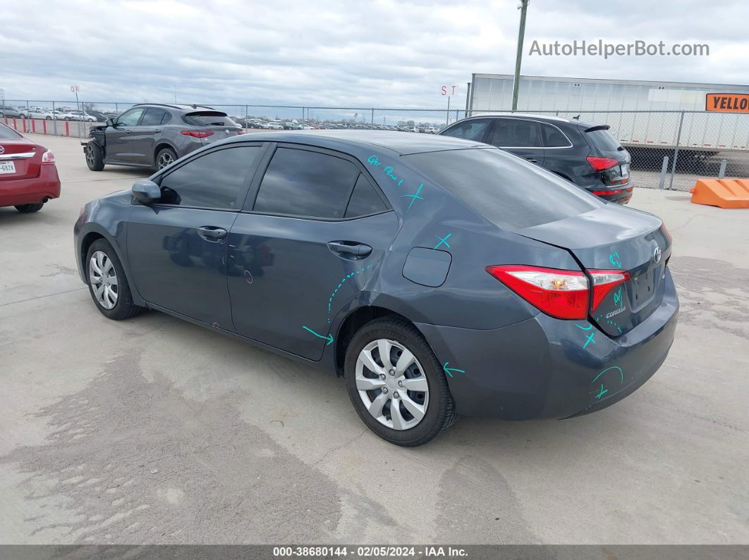 2016 Toyota Corolla Le Gray vin: 5YFBURHE5GP549727