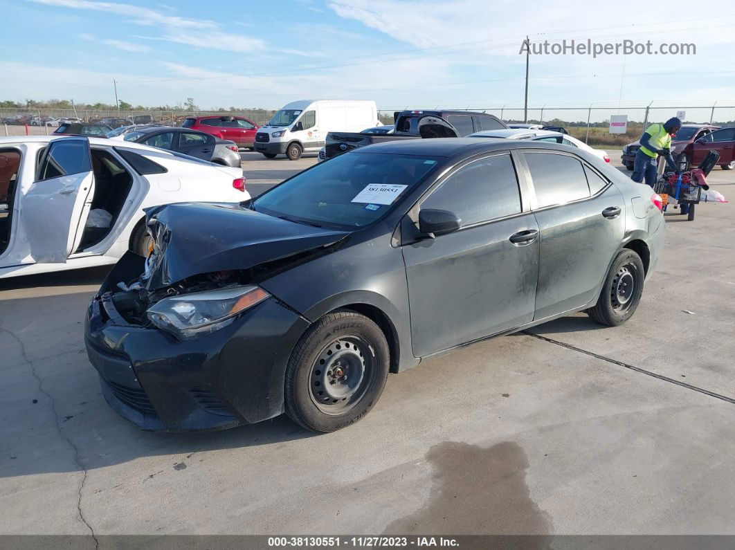 2016 Toyota Corolla L Black vin: 5YFBURHE5GP568147