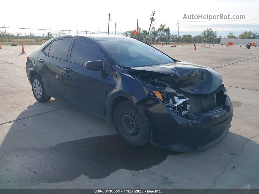 2016 Toyota Corolla L Black vin: 5YFBURHE5GP568147