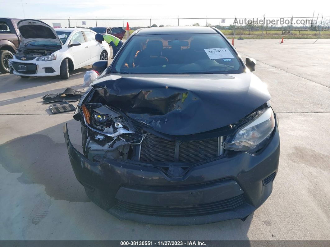 2016 Toyota Corolla L Black vin: 5YFBURHE5GP568147