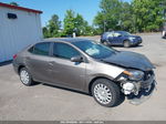 2017 Toyota Corolla Le Gray vin: 5YFBURHE5HP579294