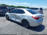 2017 Toyota Corolla Le Silver vin: 5YFBURHE5HP586391