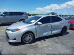 2017 Toyota Corolla Le Silver vin: 5YFBURHE5HP586391