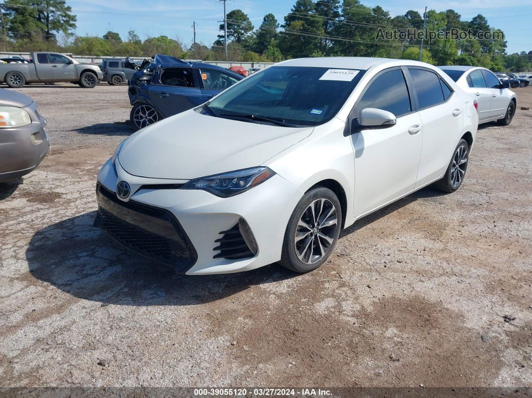 2017 Toyota Corolla L/le/se/se Special Edition/xle/xse White vin: 5YFBURHE5HP591347