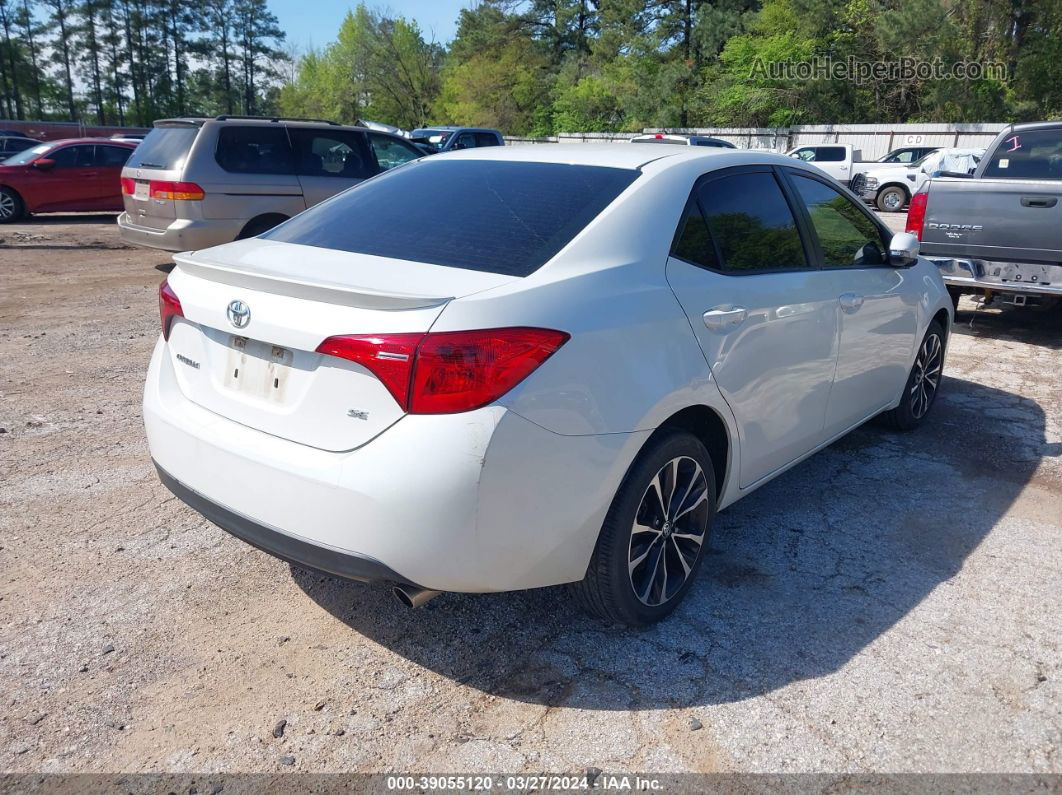 2017 Toyota Corolla L/le/se/se Special Edition/xle/xse White vin: 5YFBURHE5HP591347