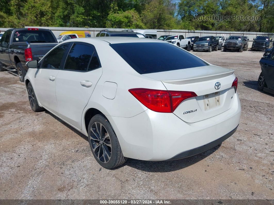 2017 Toyota Corolla L/le/se/se Special Edition/xle/xse White vin: 5YFBURHE5HP591347