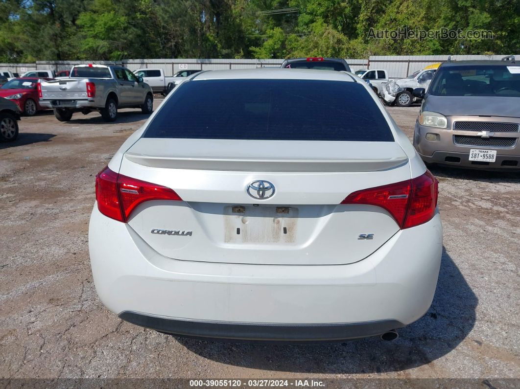 2017 Toyota Corolla L/le/se/se Special Edition/xle/xse White vin: 5YFBURHE5HP591347