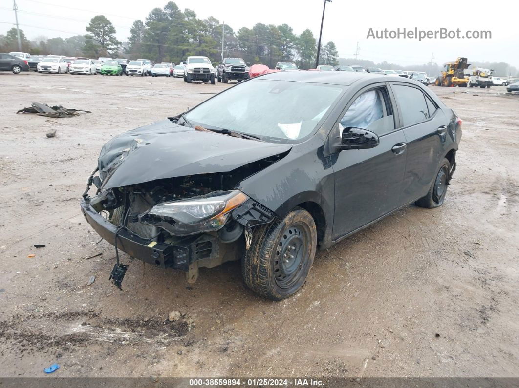 2017 Toyota Corolla Le Черный vin: 5YFBURHE5HP592319