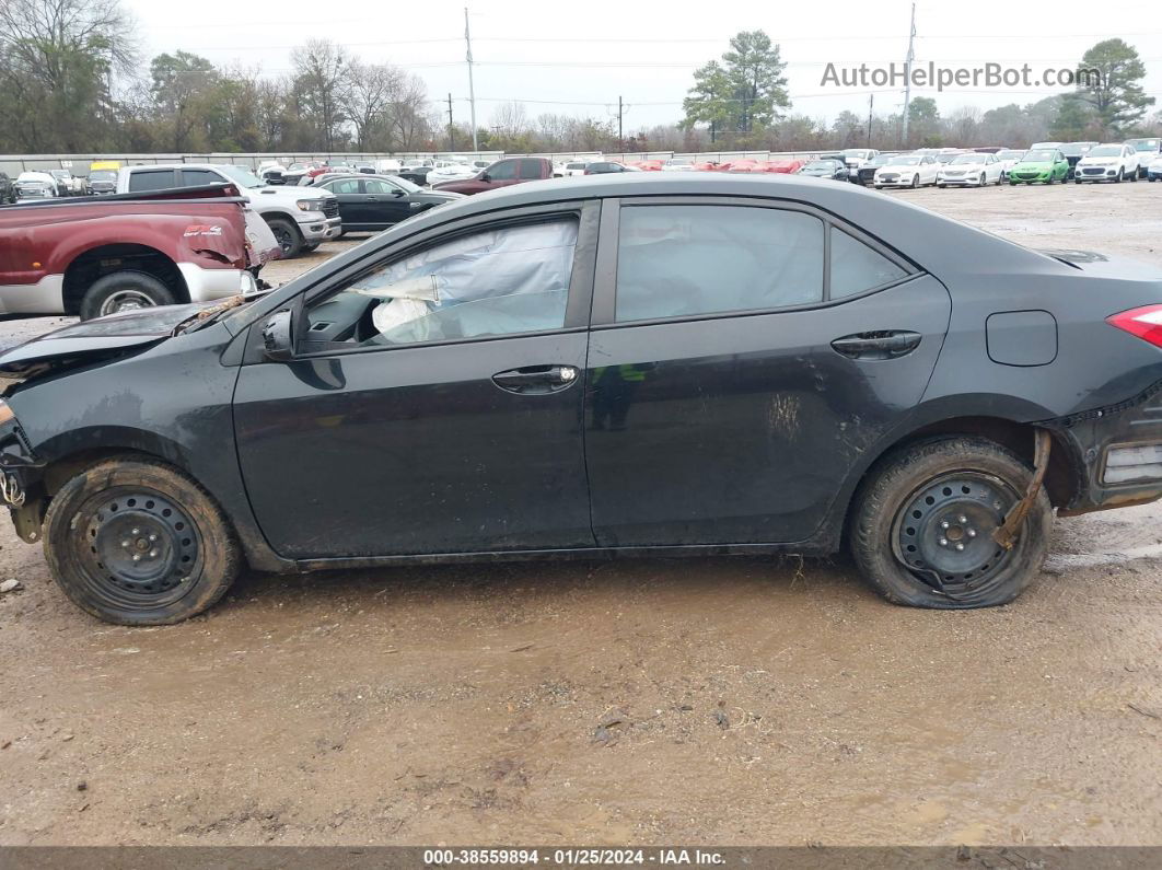 2017 Toyota Corolla Le Черный vin: 5YFBURHE5HP592319