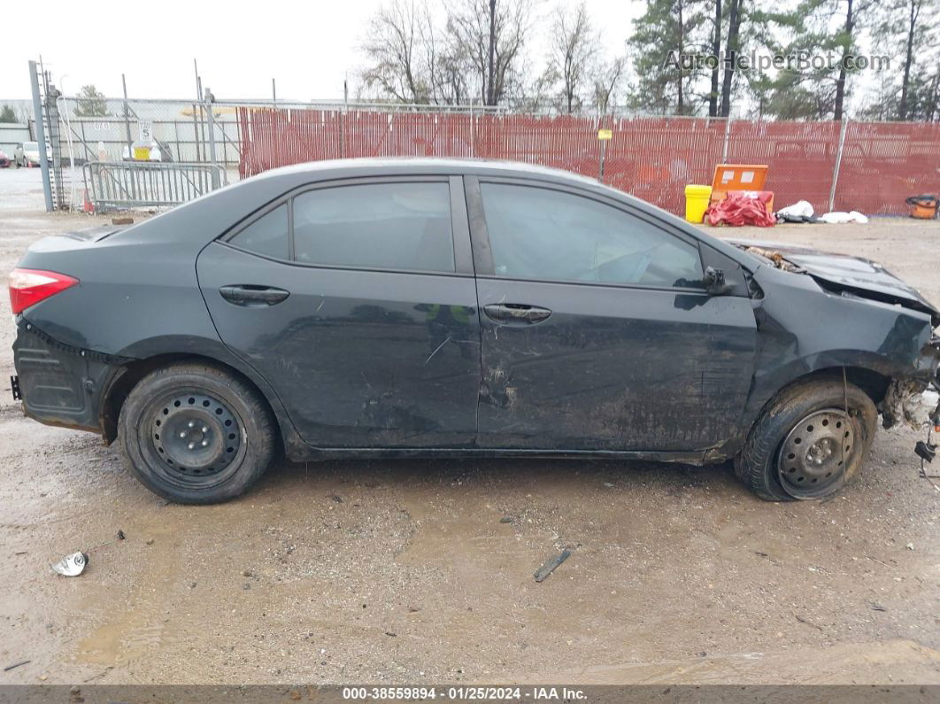 2017 Toyota Corolla Le Черный vin: 5YFBURHE5HP592319