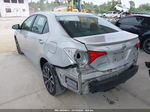 2017 Toyota Corolla Se Silver vin: 5YFBURHE5HP598461