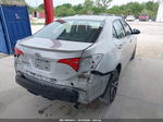 2017 Toyota Corolla Se Silver vin: 5YFBURHE5HP598461