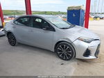 2017 Toyota Corolla Se Silver vin: 5YFBURHE5HP598461