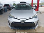 2017 Toyota Corolla Se Silver vin: 5YFBURHE5HP598461