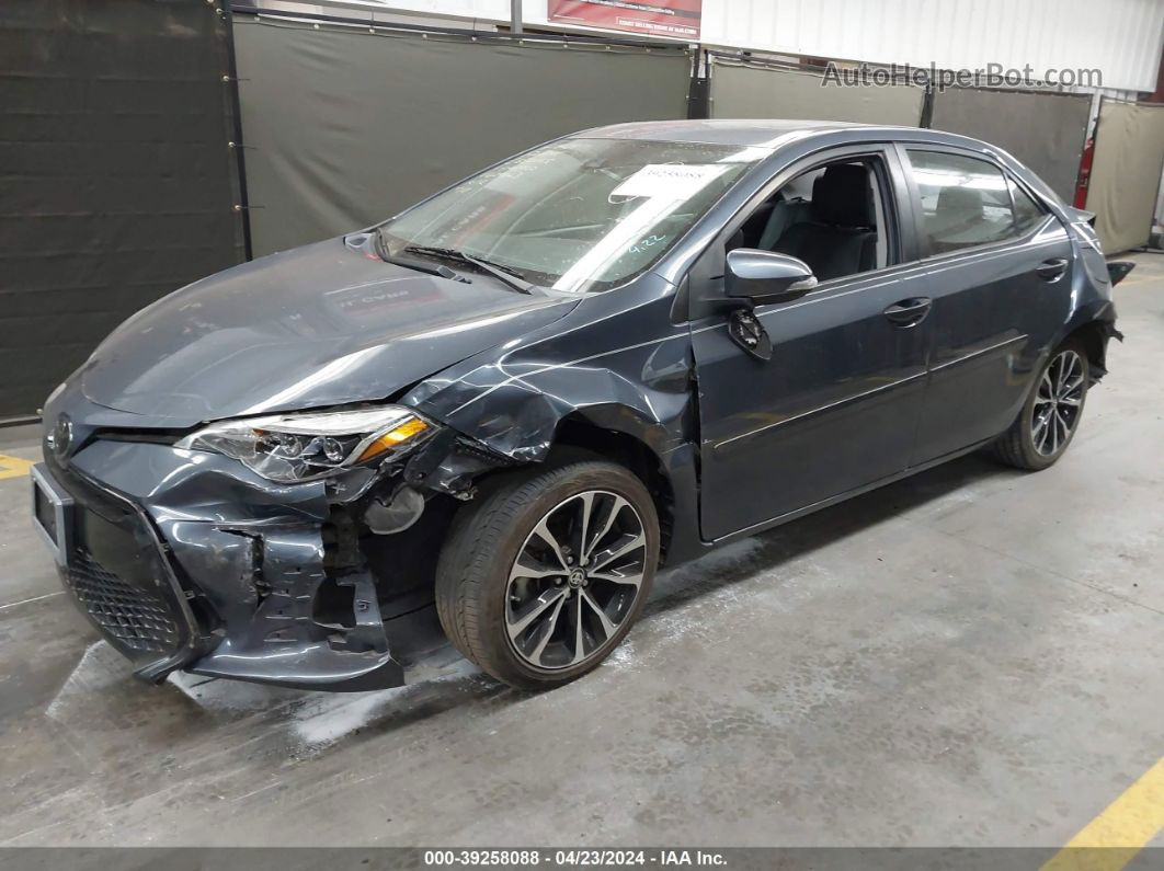 2017 Toyota Corolla Se Gray vin: 5YFBURHE5HP604663