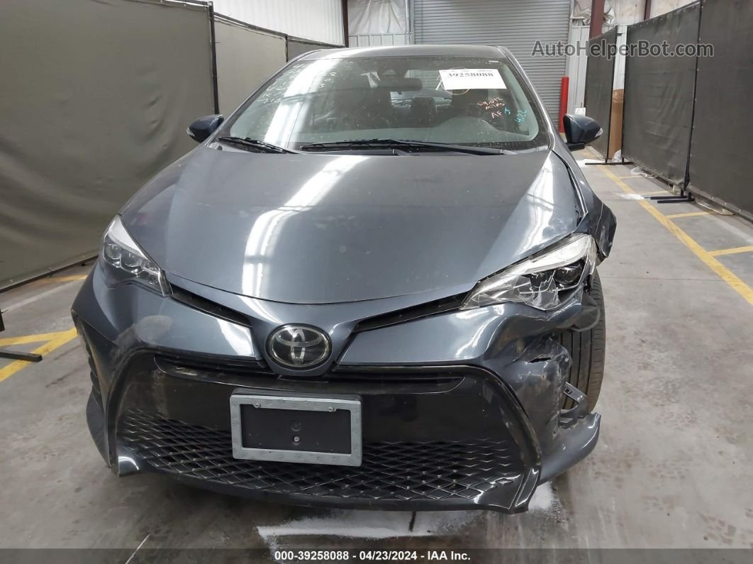 2017 Toyota Corolla Se Gray vin: 5YFBURHE5HP604663
