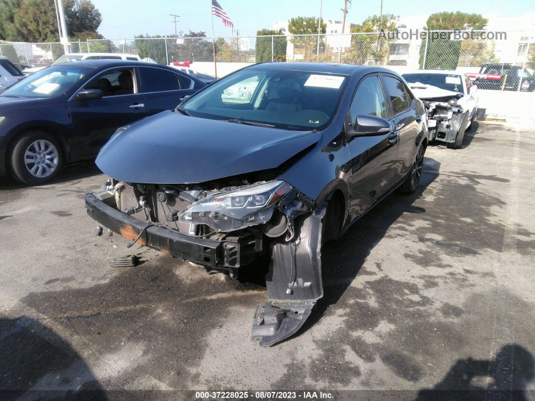 2017 Toyota Corolla L/le/xle/se Gray vin: 5YFBURHE5HP608079