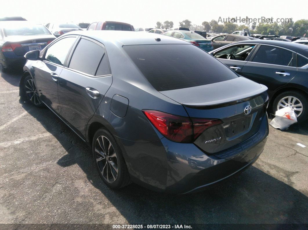 2017 Toyota Corolla L/le/xle/se Gray vin: 5YFBURHE5HP608079