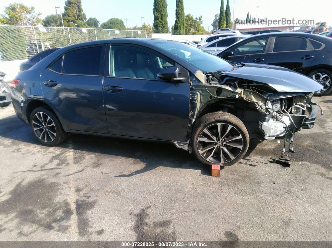 2017 Toyota Corolla L/le/xle/se Gray vin: 5YFBURHE5HP608079