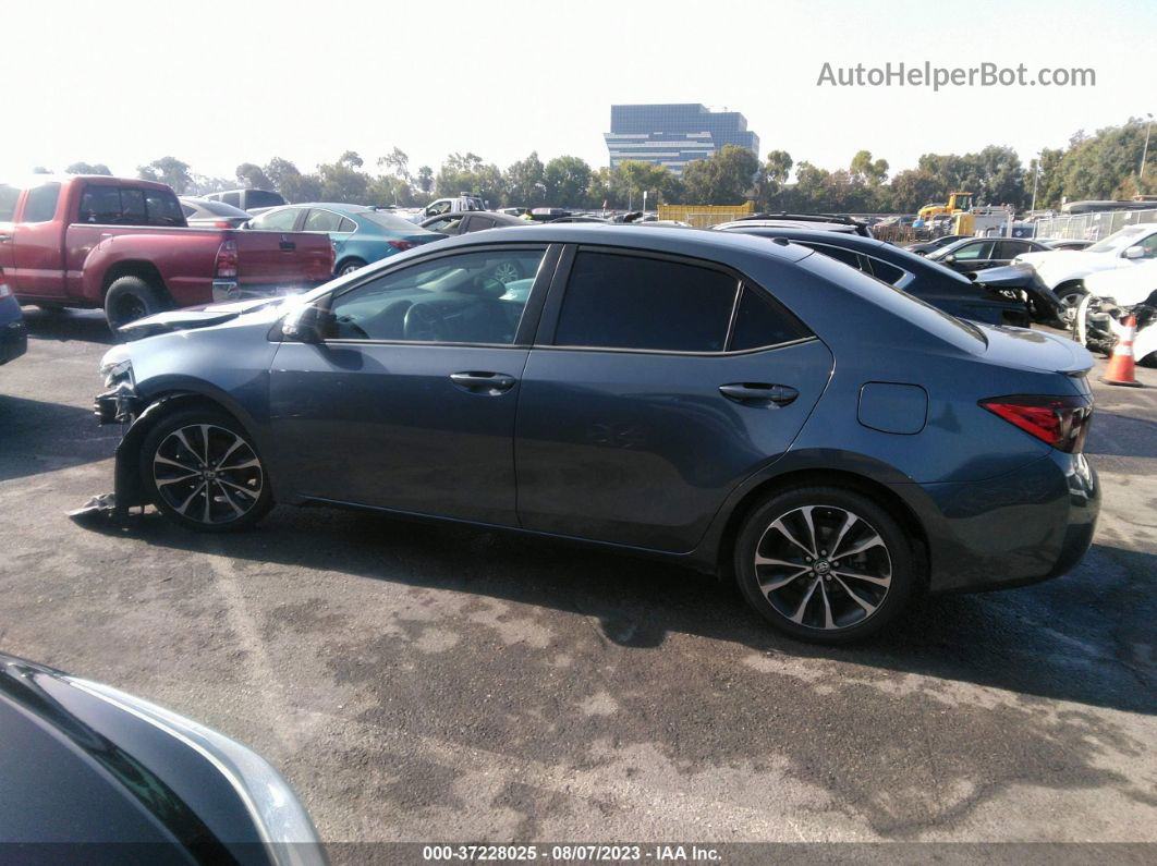 2017 Toyota Corolla L/le/xle/se Gray vin: 5YFBURHE5HP608079