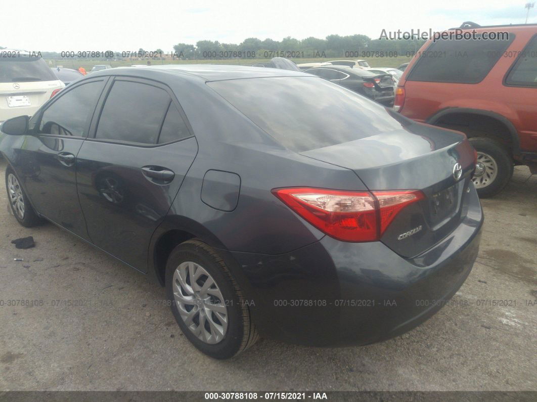 2017 Toyota Corolla L/le/xle/se Gray vin: 5YFBURHE5HP628316