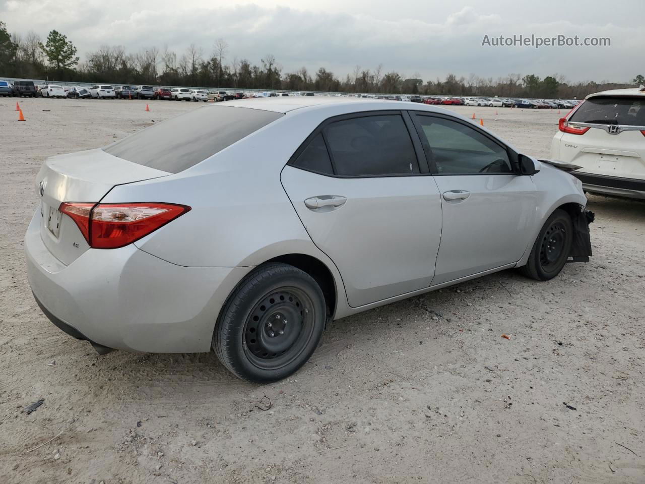 2017 Toyota Corolla L Silver vin: 5YFBURHE5HP630275