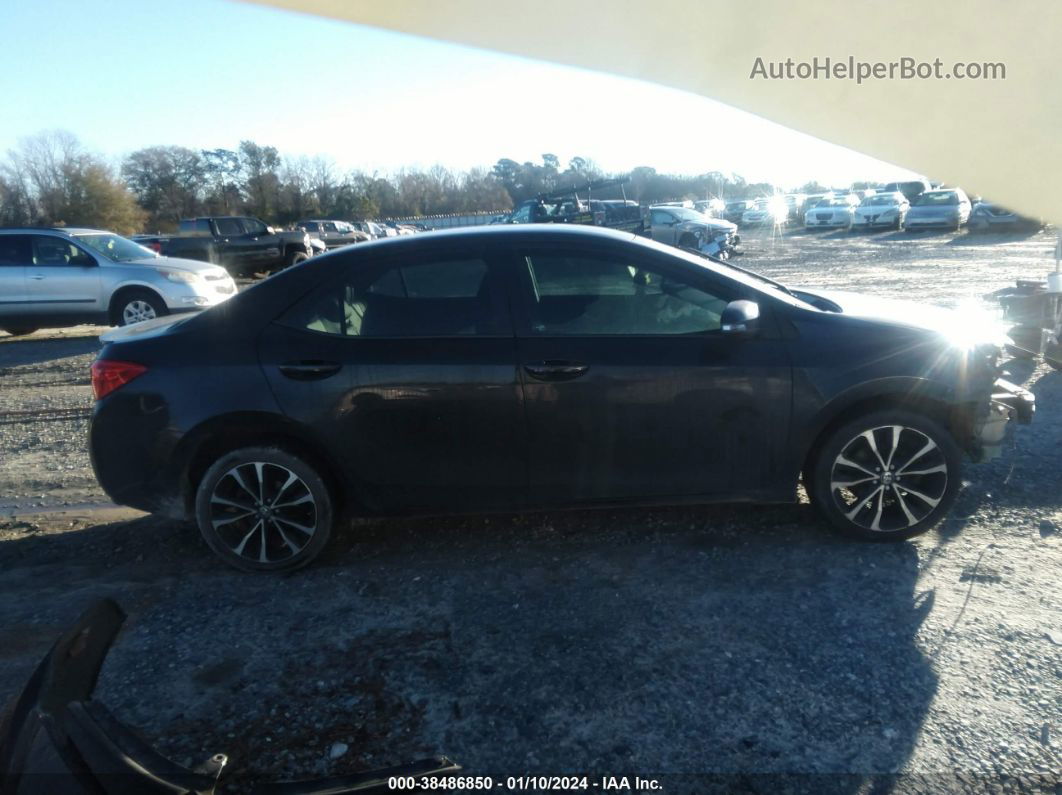 2017 Toyota Corolla Se Black vin: 5YFBURHE5HP648243