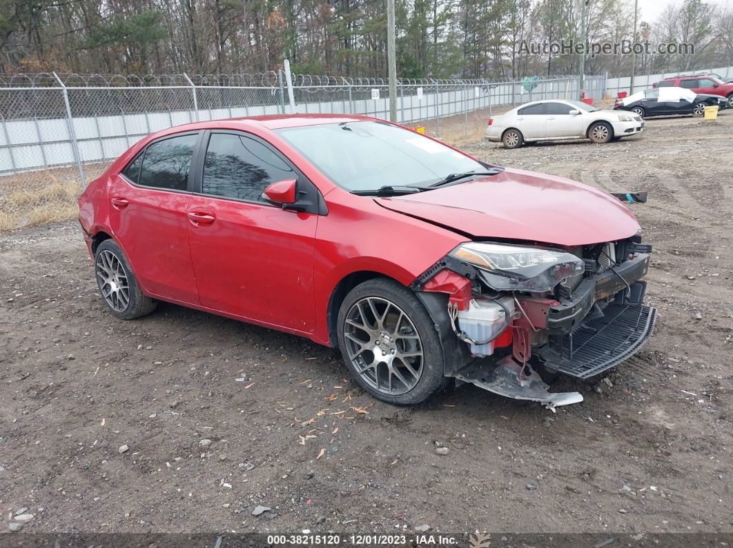 2017 Toyota Corolla Se Red vin: 5YFBURHE5HP649084