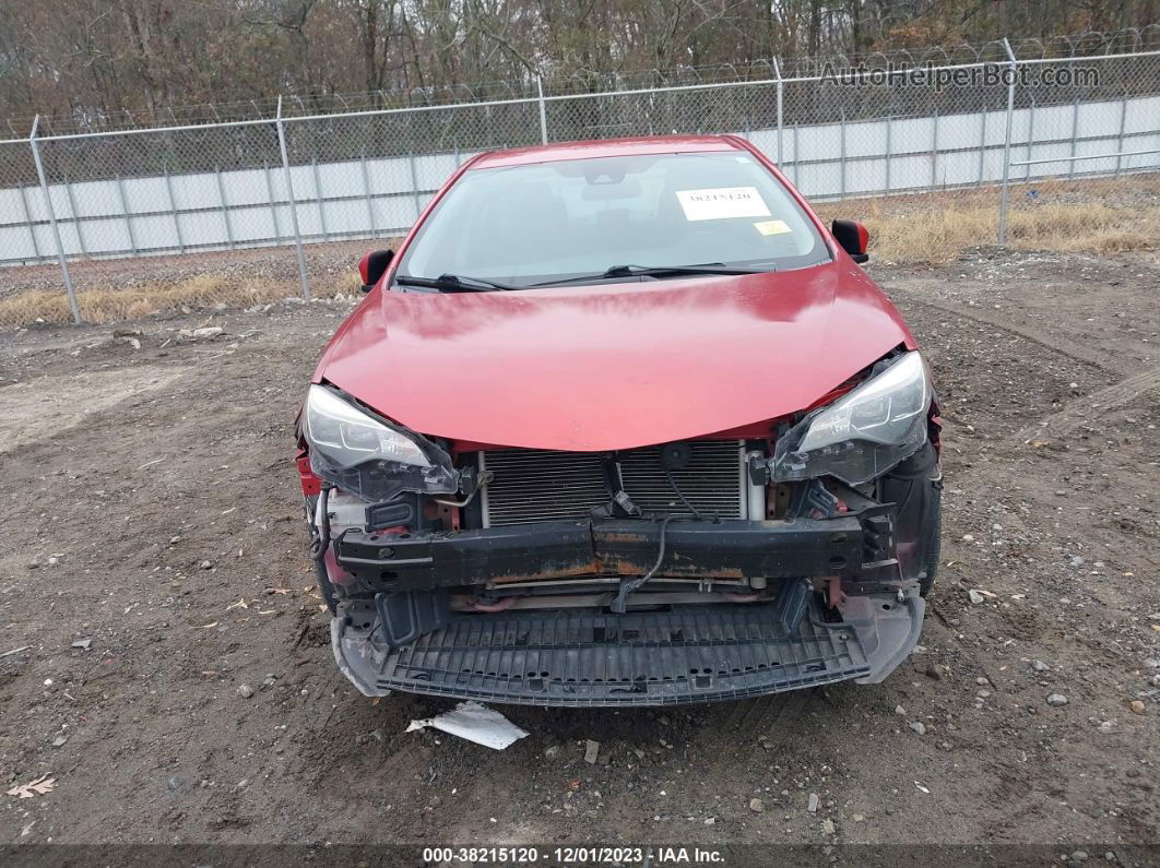 2017 Toyota Corolla Se Red vin: 5YFBURHE5HP649084