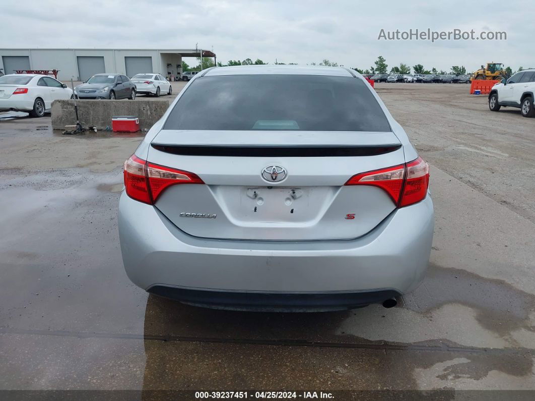 2017 Toyota Corolla Le Silver vin: 5YFBURHE5HP656732