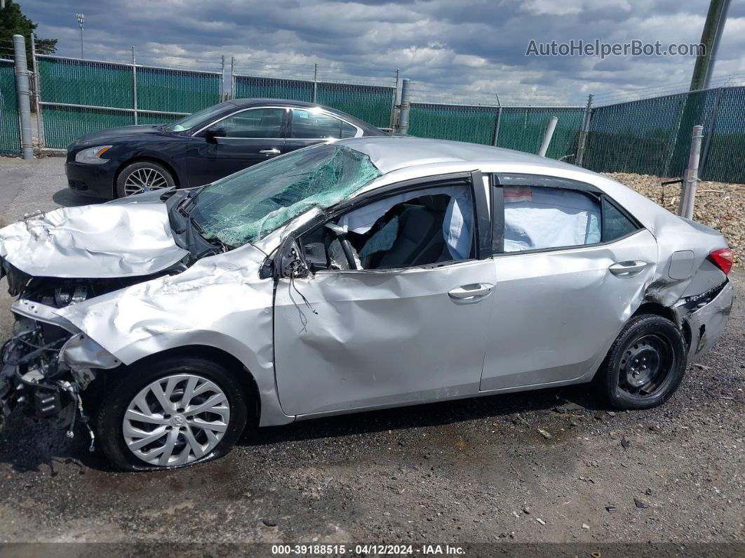 2017 Toyota Corolla Le Silver vin: 5YFBURHE5HP668430