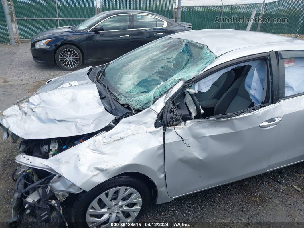 2017 Toyota Corolla Le Silver vin: 5YFBURHE5HP668430