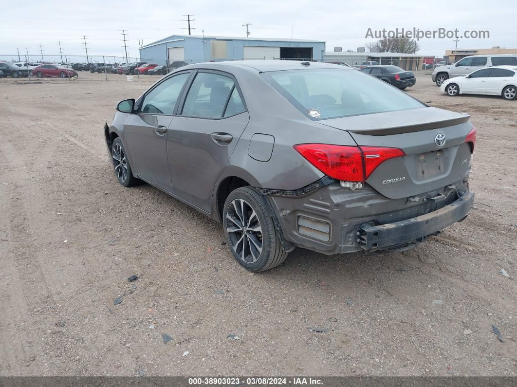 2017 Toyota Corolla Xse Коричневый vin: 5YFBURHE5HP669013