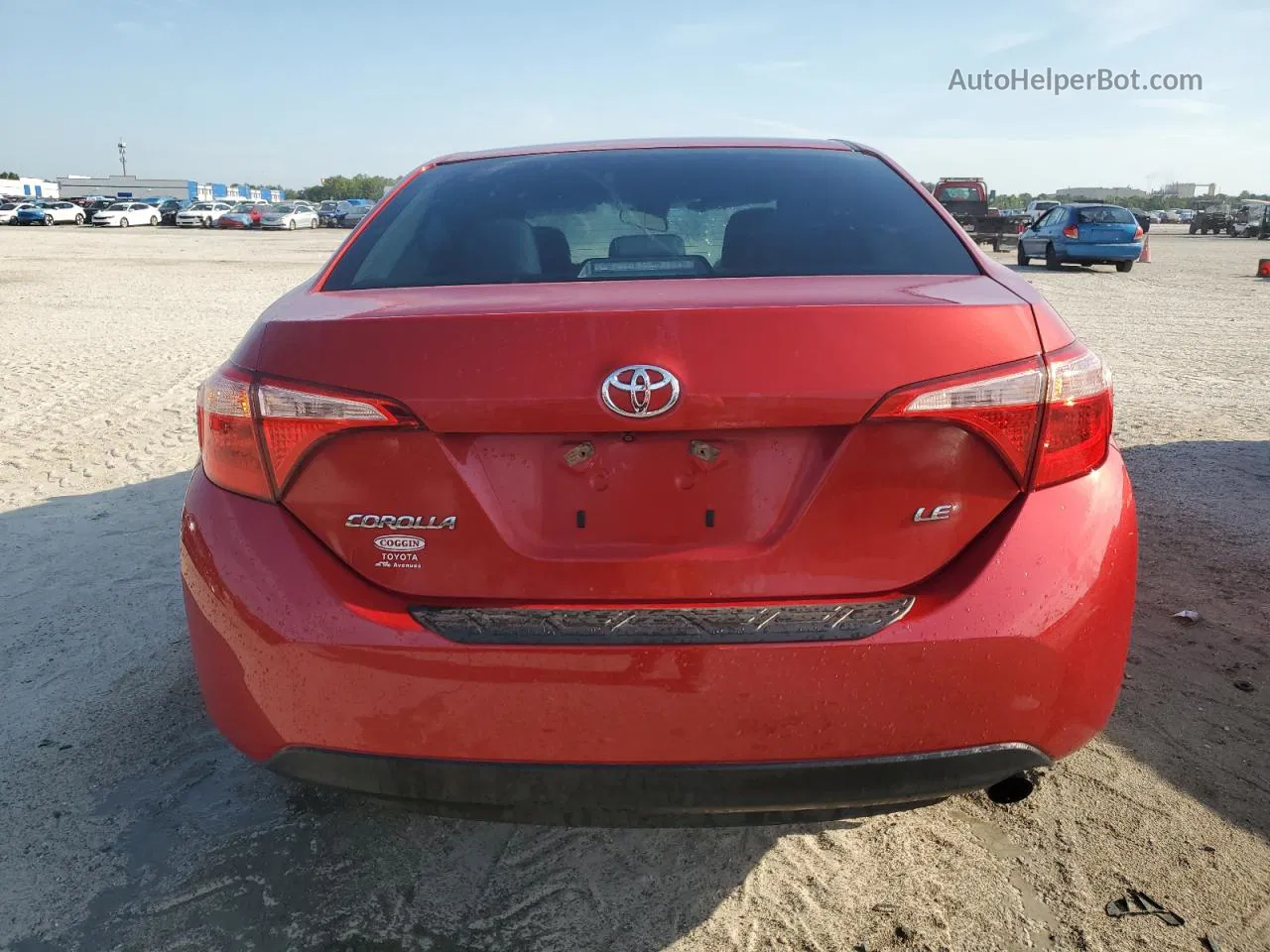 2017 Toyota Corolla L Burgundy vin: 5YFBURHE5HP698964