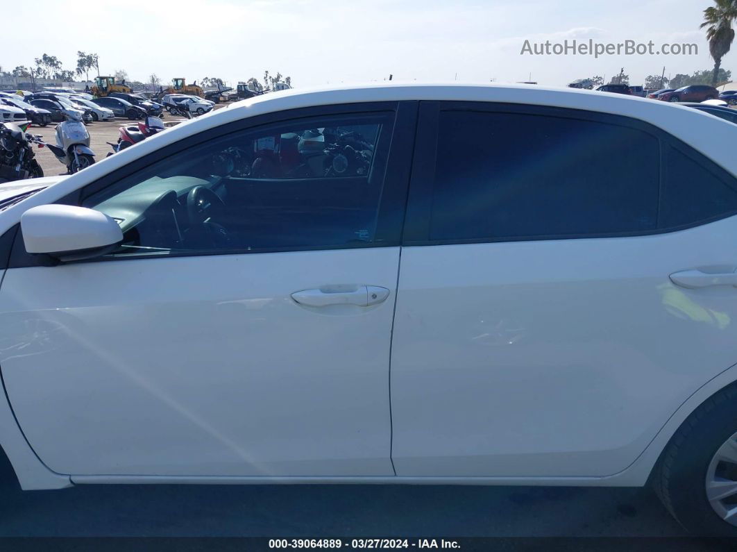 2017 Toyota Corolla L White vin: 5YFBURHE5HP703967