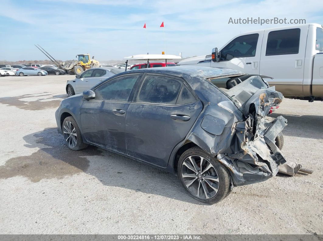 2017 Toyota Corolla Se Blue vin: 5YFBURHE5HP719201