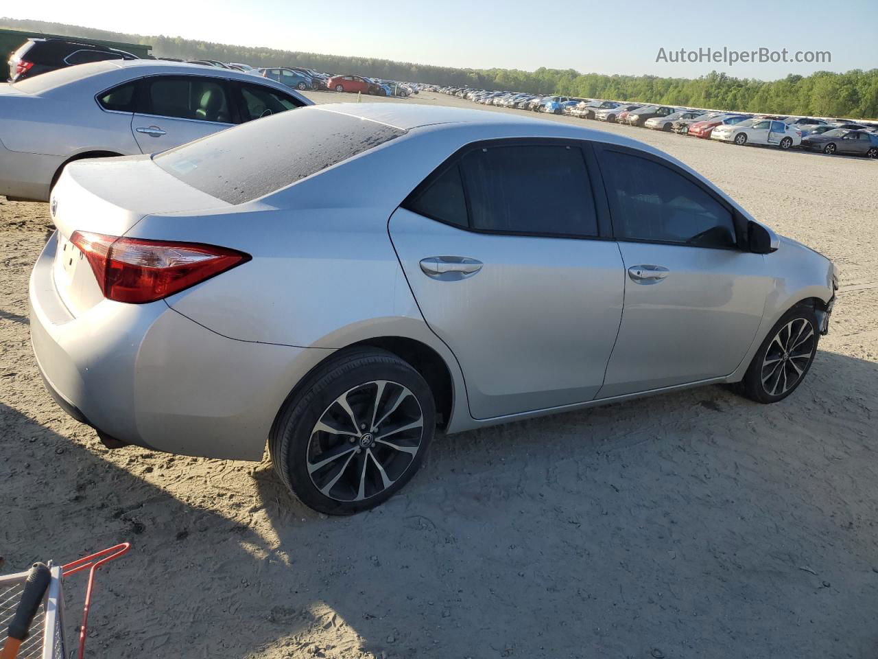 2019 Toyota Corolla L Silver vin: 5YFBURHE5KP860809