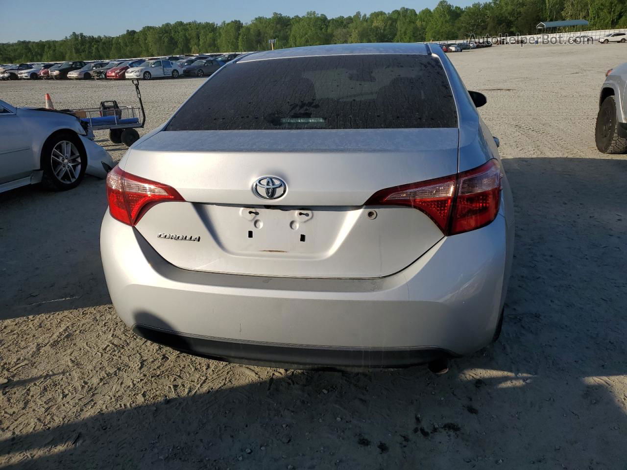 2019 Toyota Corolla L Silver vin: 5YFBURHE5KP860809