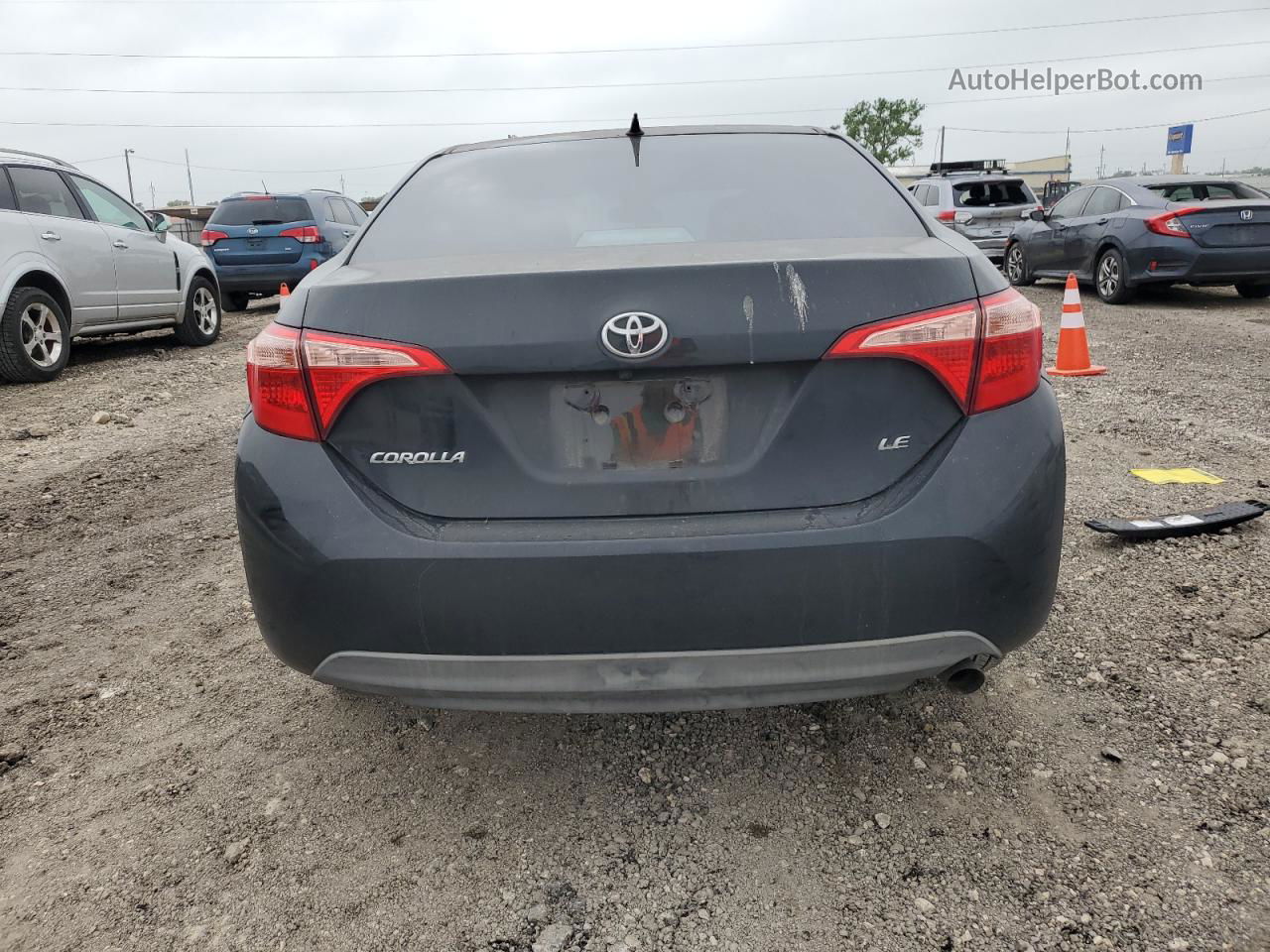 2019 Toyota Corolla L Черный vin: 5YFBURHE5KP870854