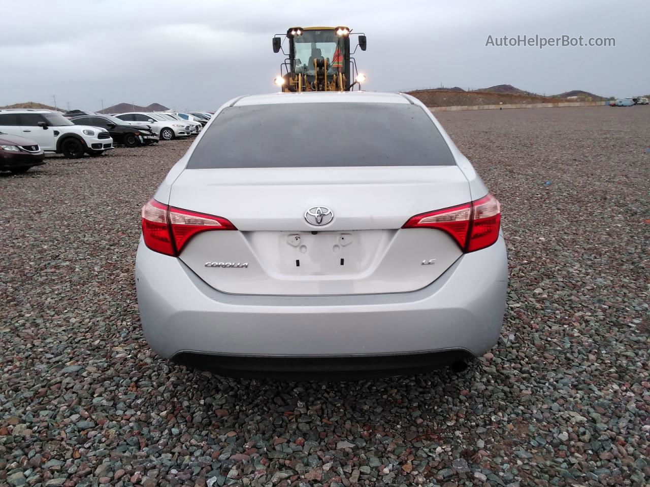 2019 Toyota Corolla L Silver vin: 5YFBURHE5KP875701