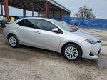 2019 Toyota Corolla L Silver vin: 5YFBURHE5KP876380