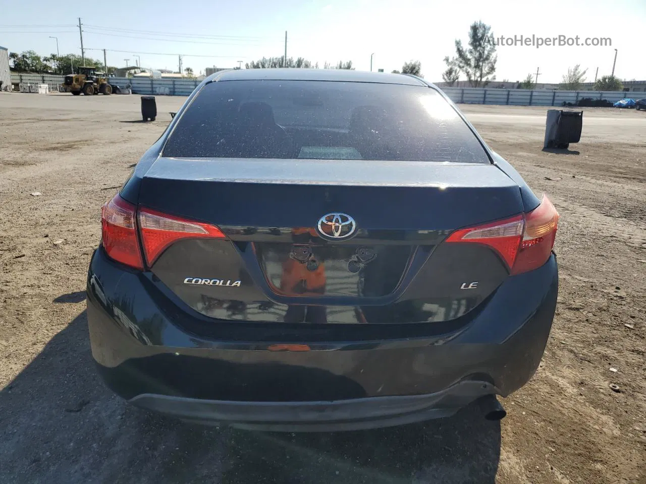 2019 Toyota Corolla L Черный vin: 5YFBURHE5KP880168