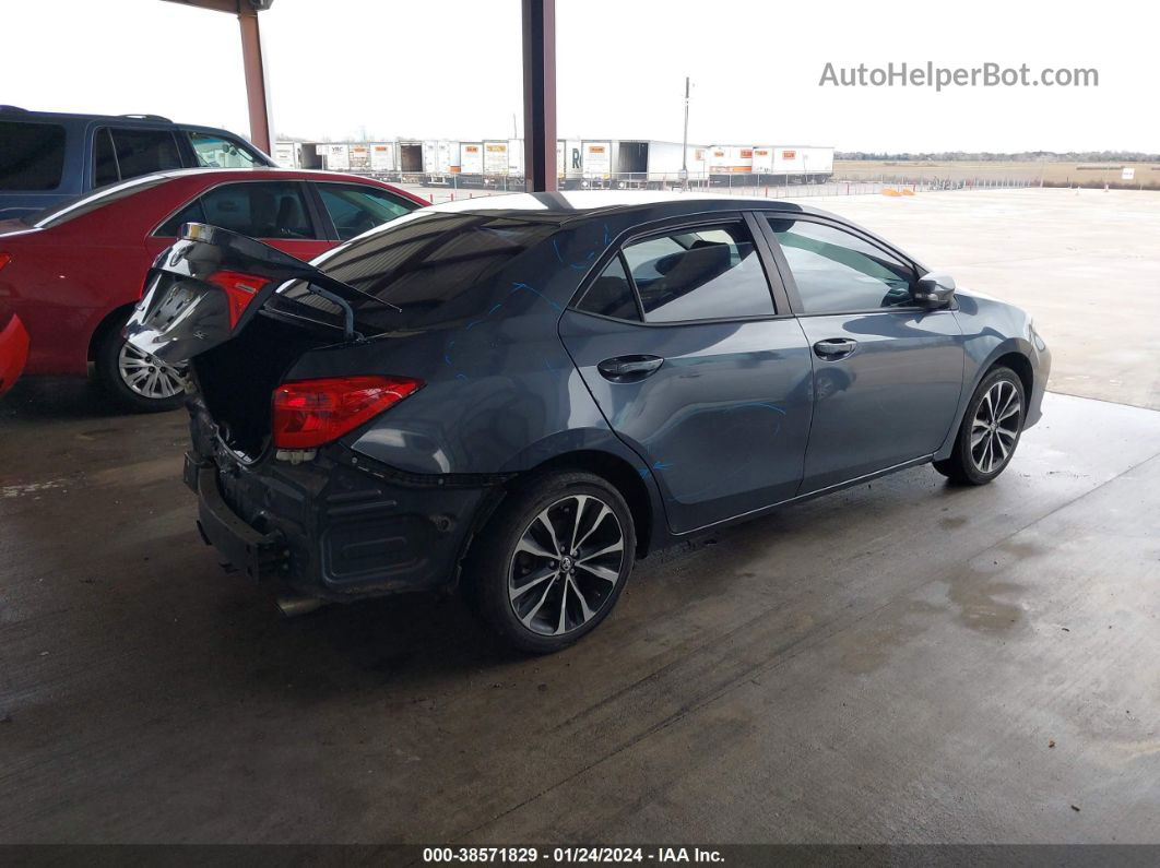 2019 Toyota Corolla Se Синий vin: 5YFBURHE5KP890683