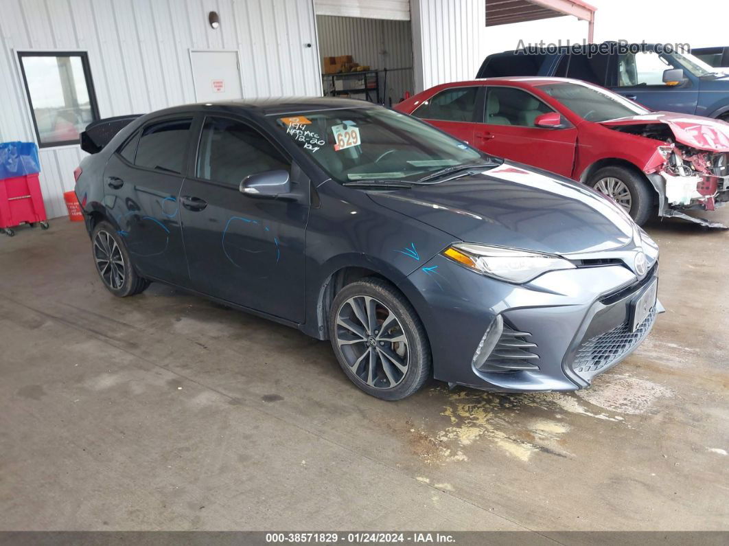 2019 Toyota Corolla Se Синий vin: 5YFBURHE5KP890683